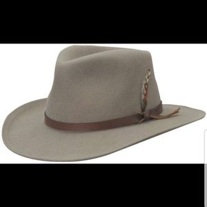 Scala Dorfman Pacific crushable wool outback hat